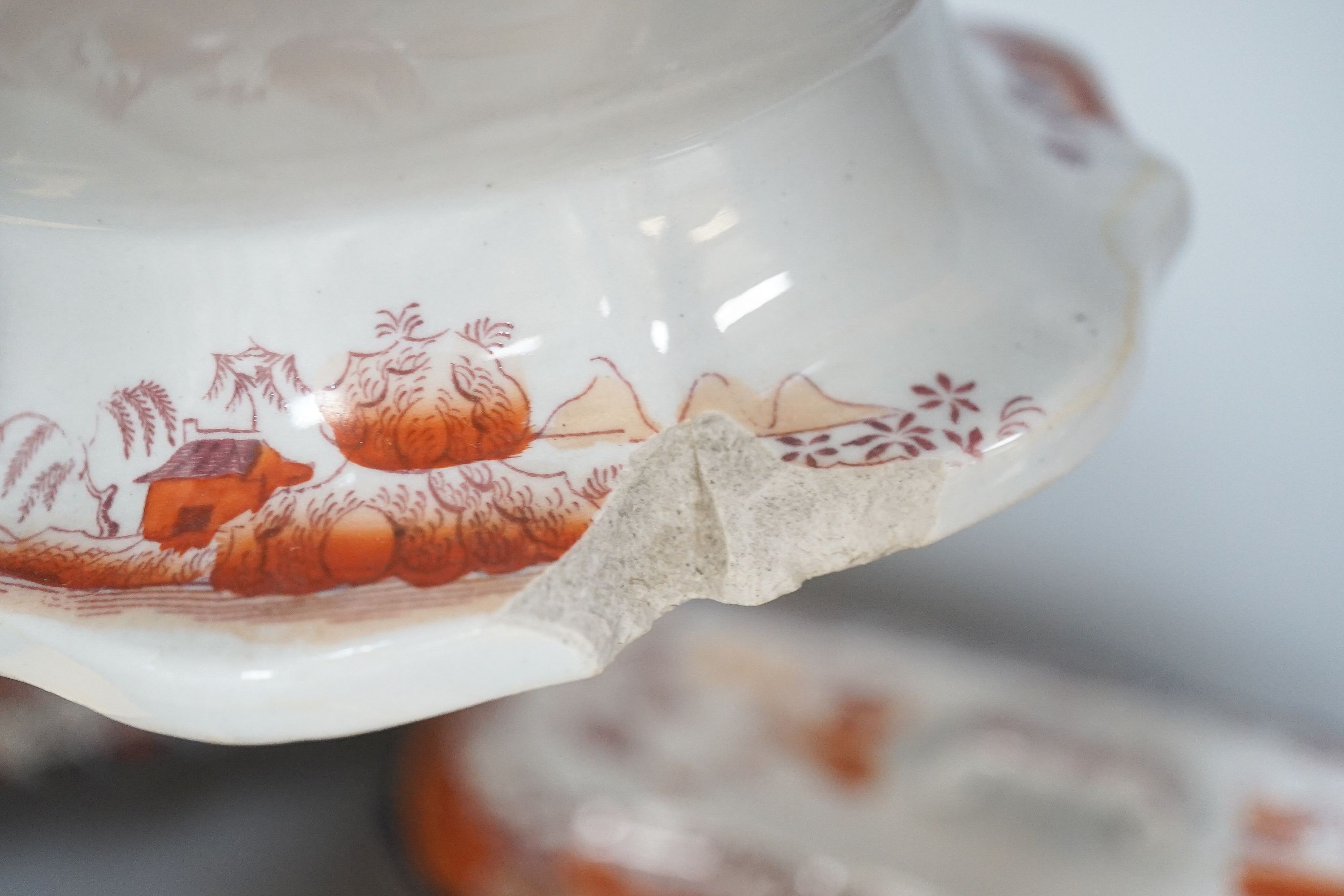 A Victorian ‘Real ironstone china’ toilet set